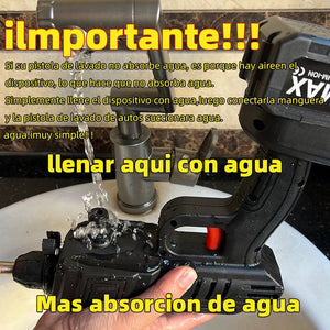 Hidrolavadora de alta potencia, Recargable y Portátil Mx