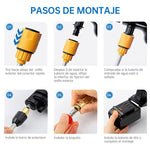 Hidrolavadora de alta potencia, Recargable y Portátil Mx