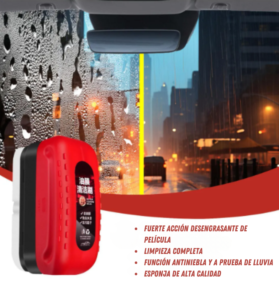 CEPILLO REPELENTE PARA VIDRIO DE COCHE