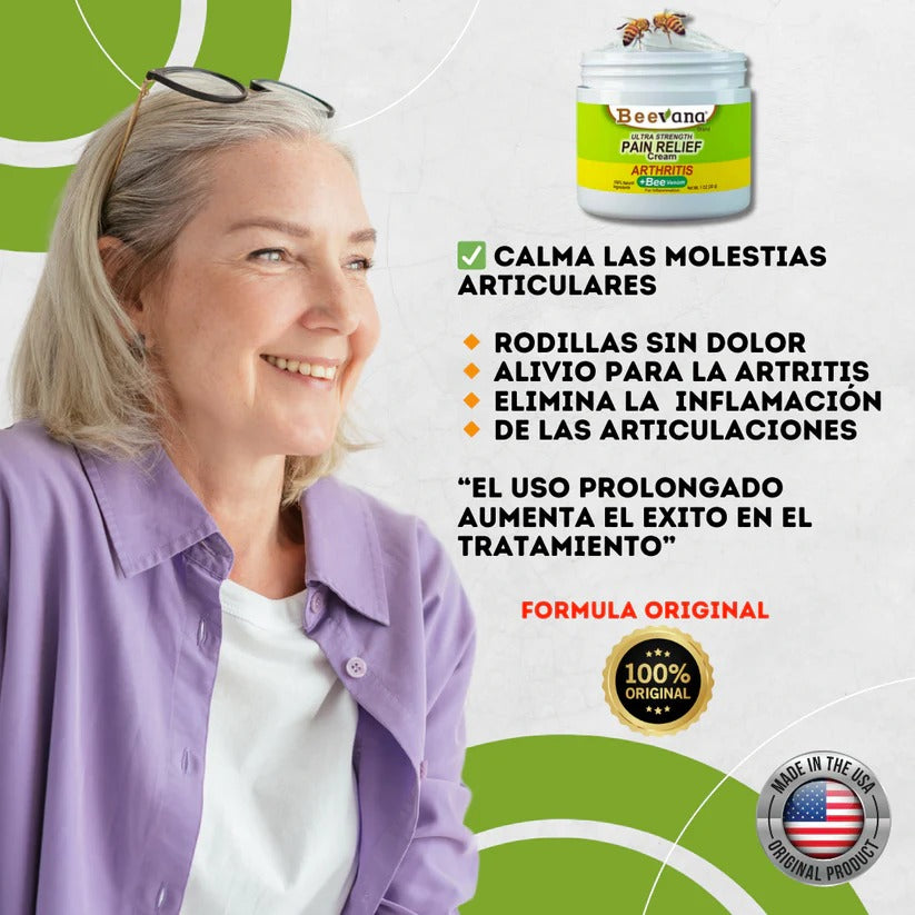 Beevana x 2 Unidades - Crema Para dolores y articulaciones Original